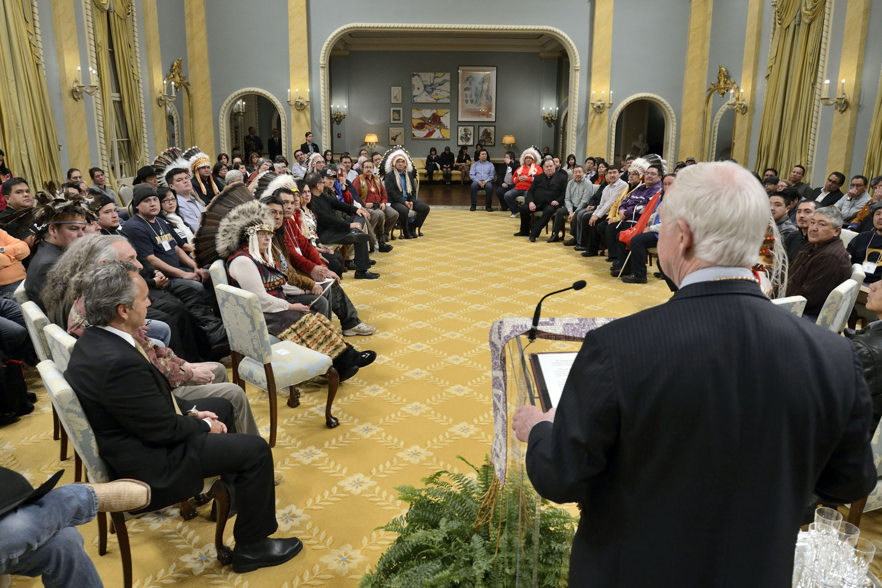 The Governor General of Canada > Photos > Ceremonial Meeting with First ...