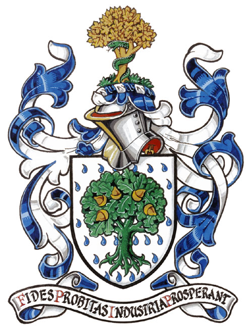 Green Family Crest from Scotland by The Tree Maker