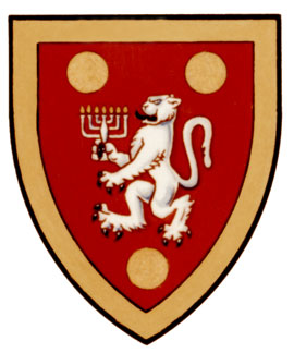 Armoiries brisées de Neil Raphael Finestone, fils de Bernard Julius Finestone