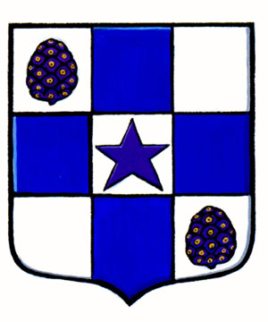 Differenced Arms for Marie-Alexandre Houtart Massé, daugther of Alain Massé
