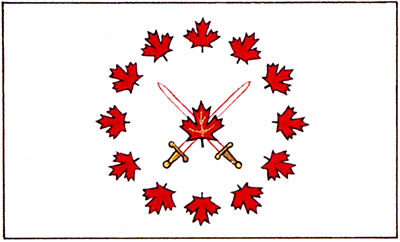 Drapeau de La ligue des cadets de l'armée du Canada