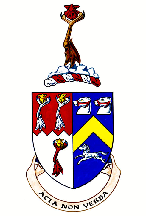 Lettres patentes enregistrant les emblèmes héraldiques d'Edwin John Duder