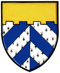 Armoiries brisées de Marie Michelle Sylvie Lavigne, fille de Joseph Albert Guy Rosaire Lavigne