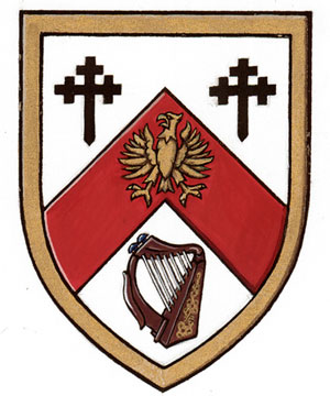 Armoiries brisées de Joanna Krongold Kennedy, fille de John Joseph Fitzpatrick Kennedy