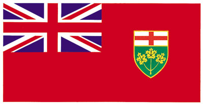 Drapeau de la Province de l'Ontario