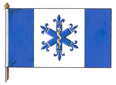 Flag of the Coopérative des techniciens ambulanciers du Québec