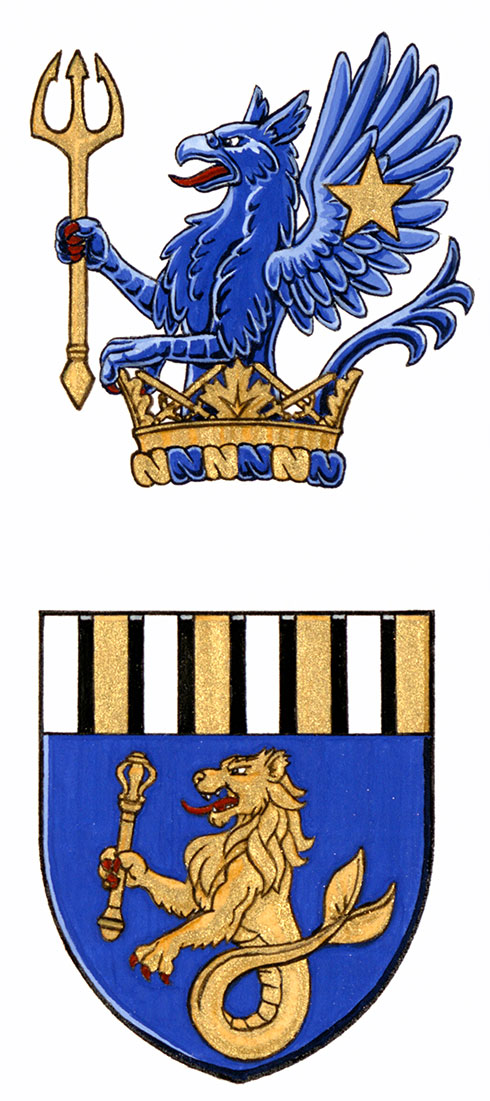 Differenced Arms for Benjamin Richard Perry, child of Christopher Richard Perry