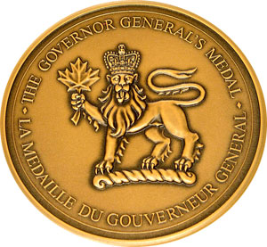 Médailles du Gouverneur général en architecture