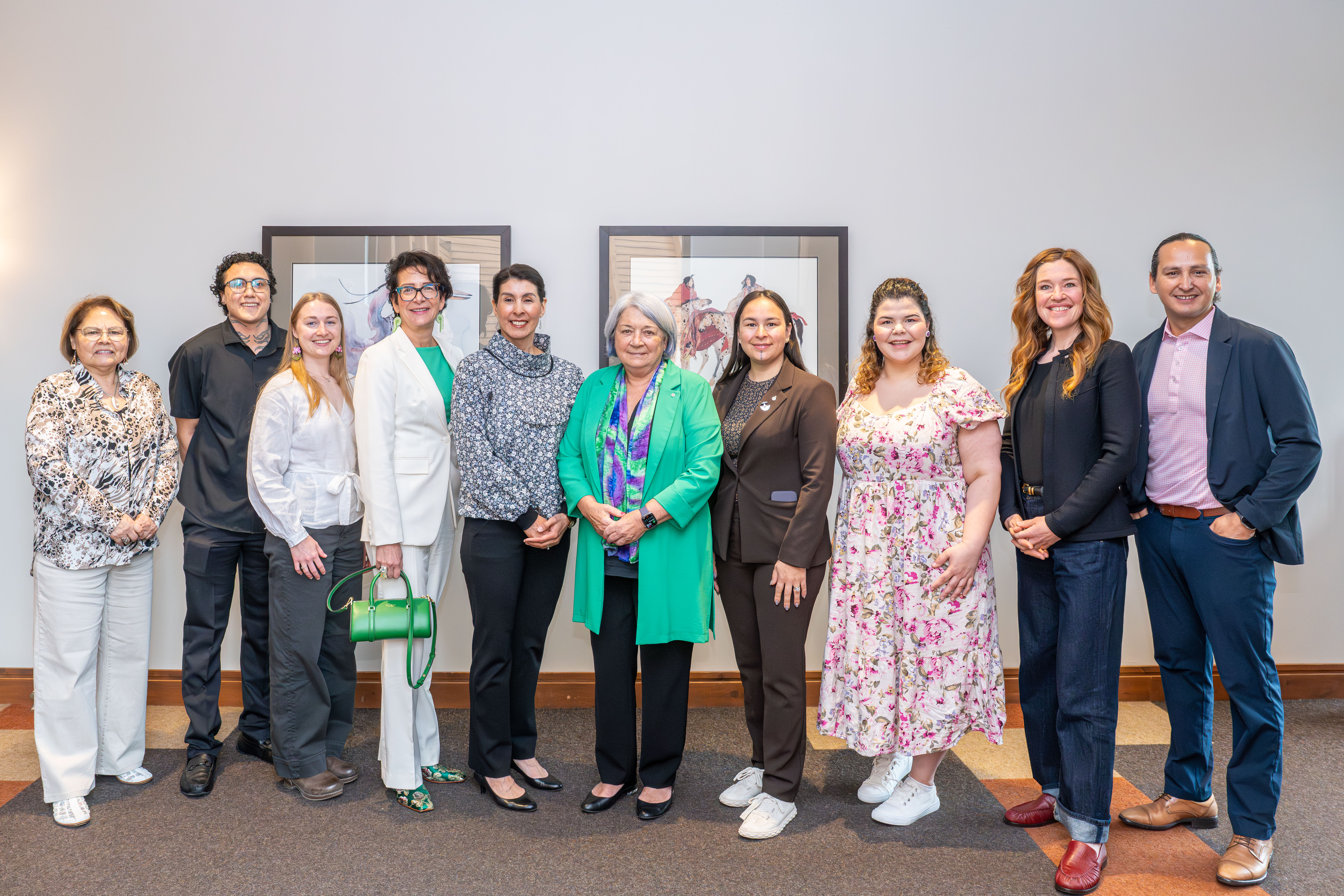 Governor General Mary Simon and members of the Governor General’s Advisory Group on Reconciliation.