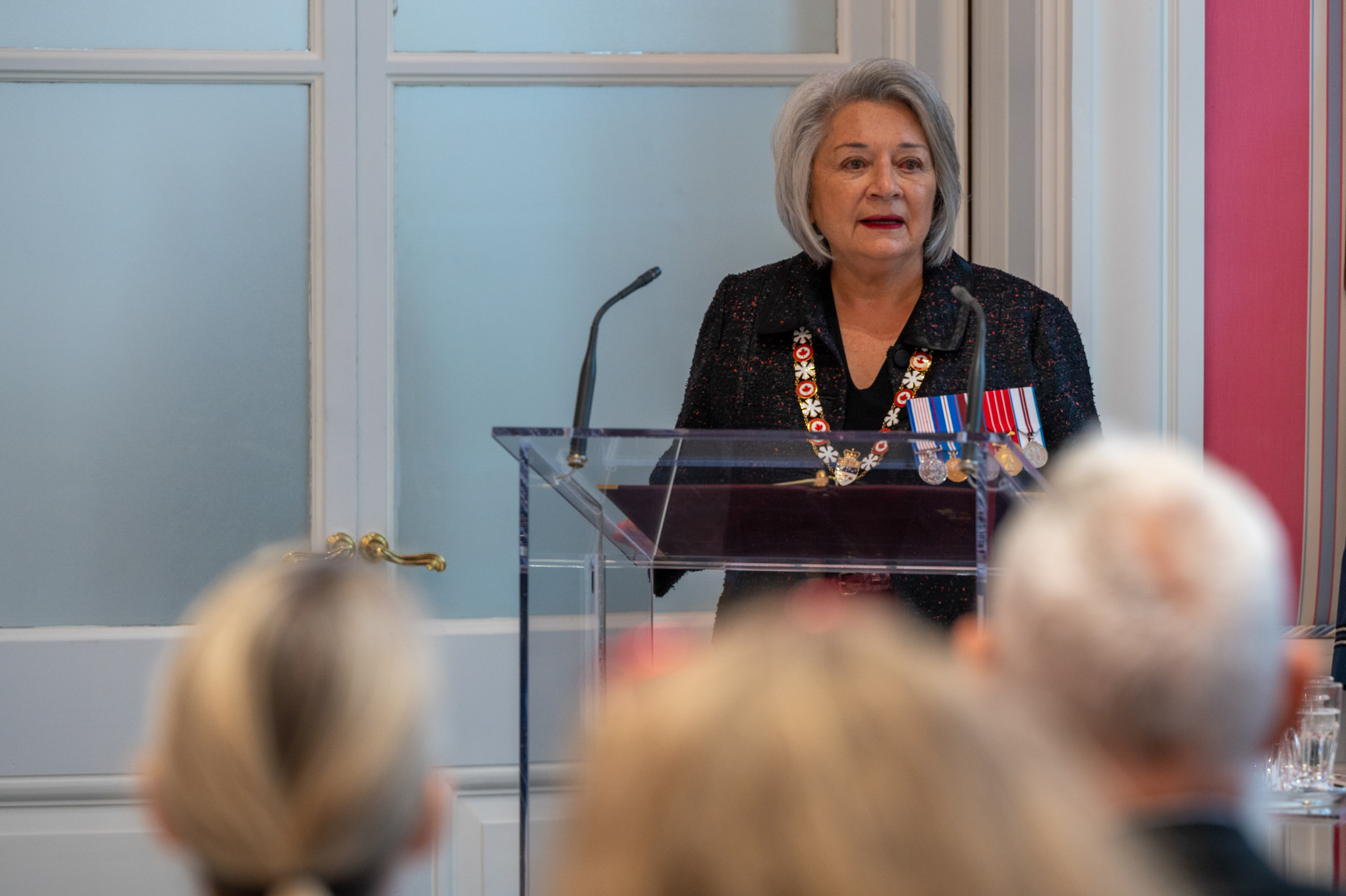 Governor General Mary Simon delivers her remarks