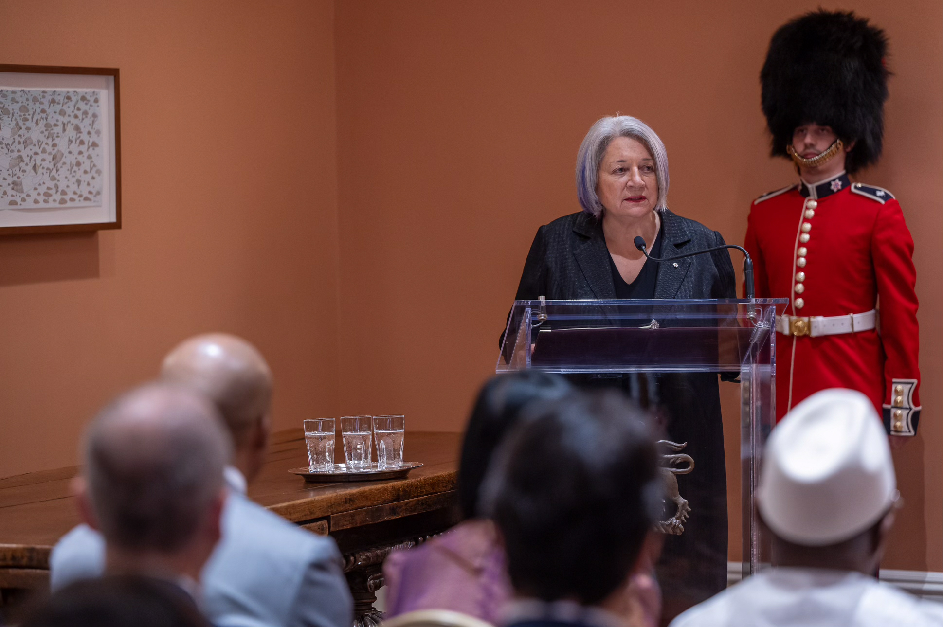 Governor General Mary Simon delivers her remarks