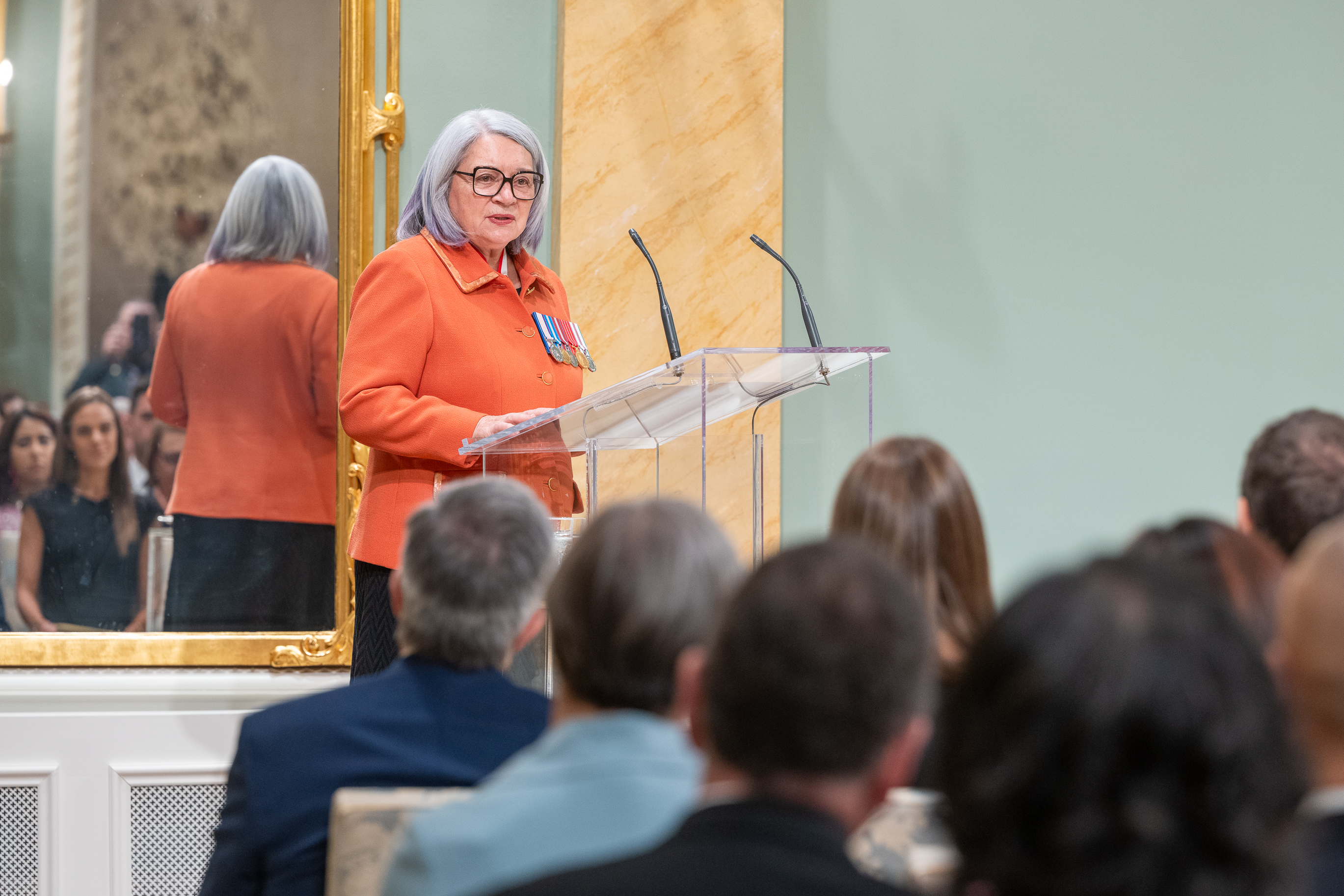 Governor General Mary Simon delivers her remarks