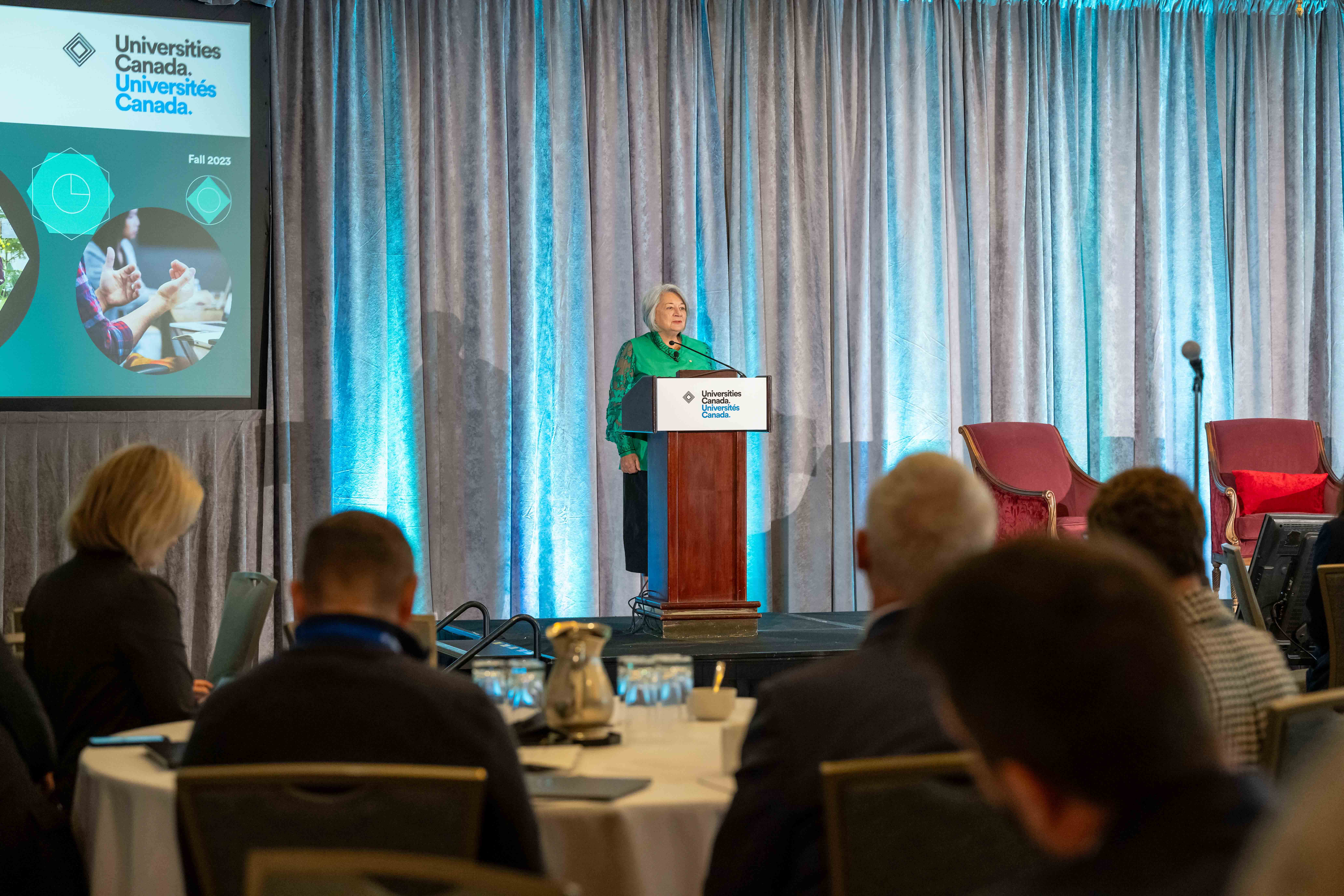 Governor General Mary Simon delivers her remarks