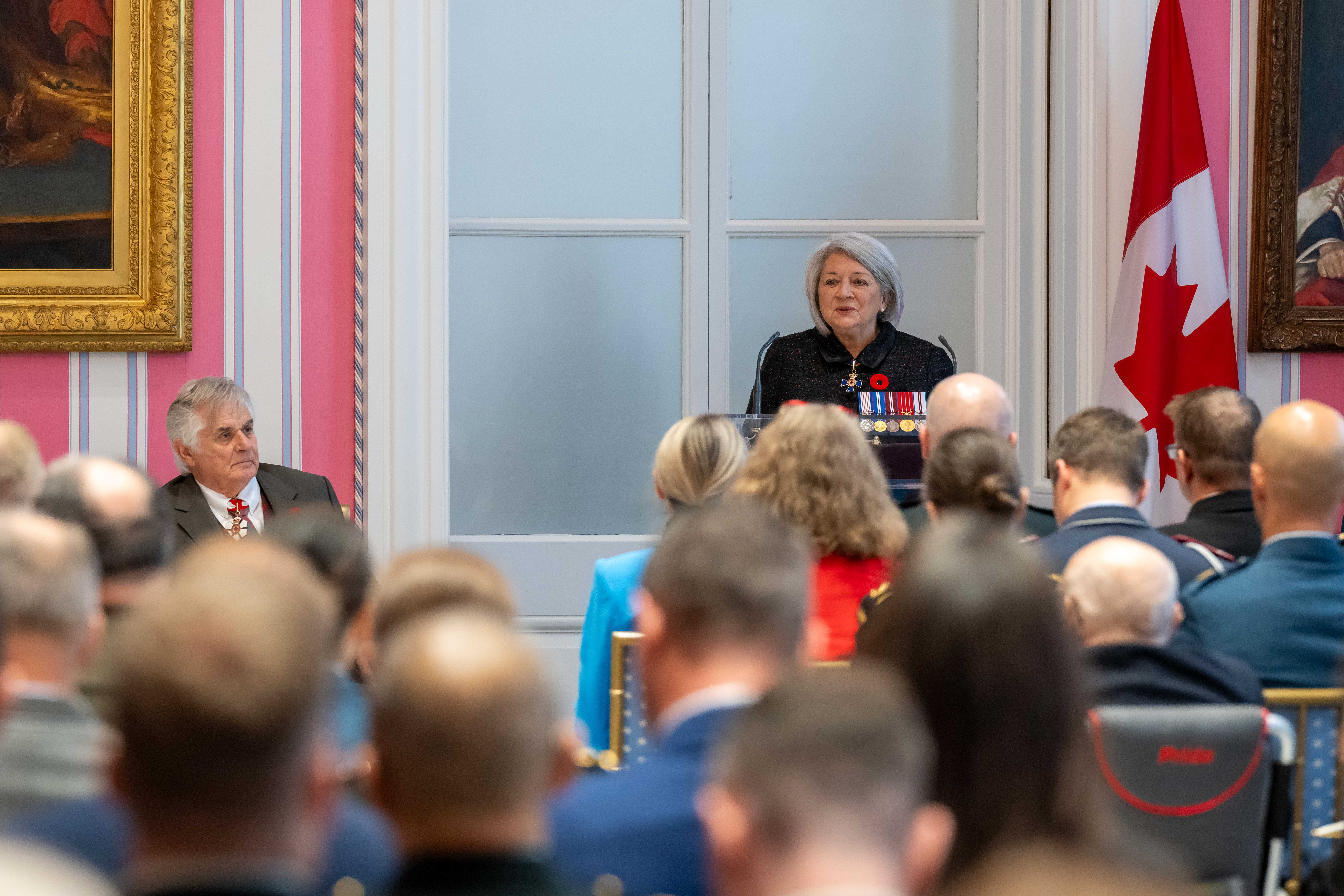 La gouverneure générale Mary Simon prononce son discours