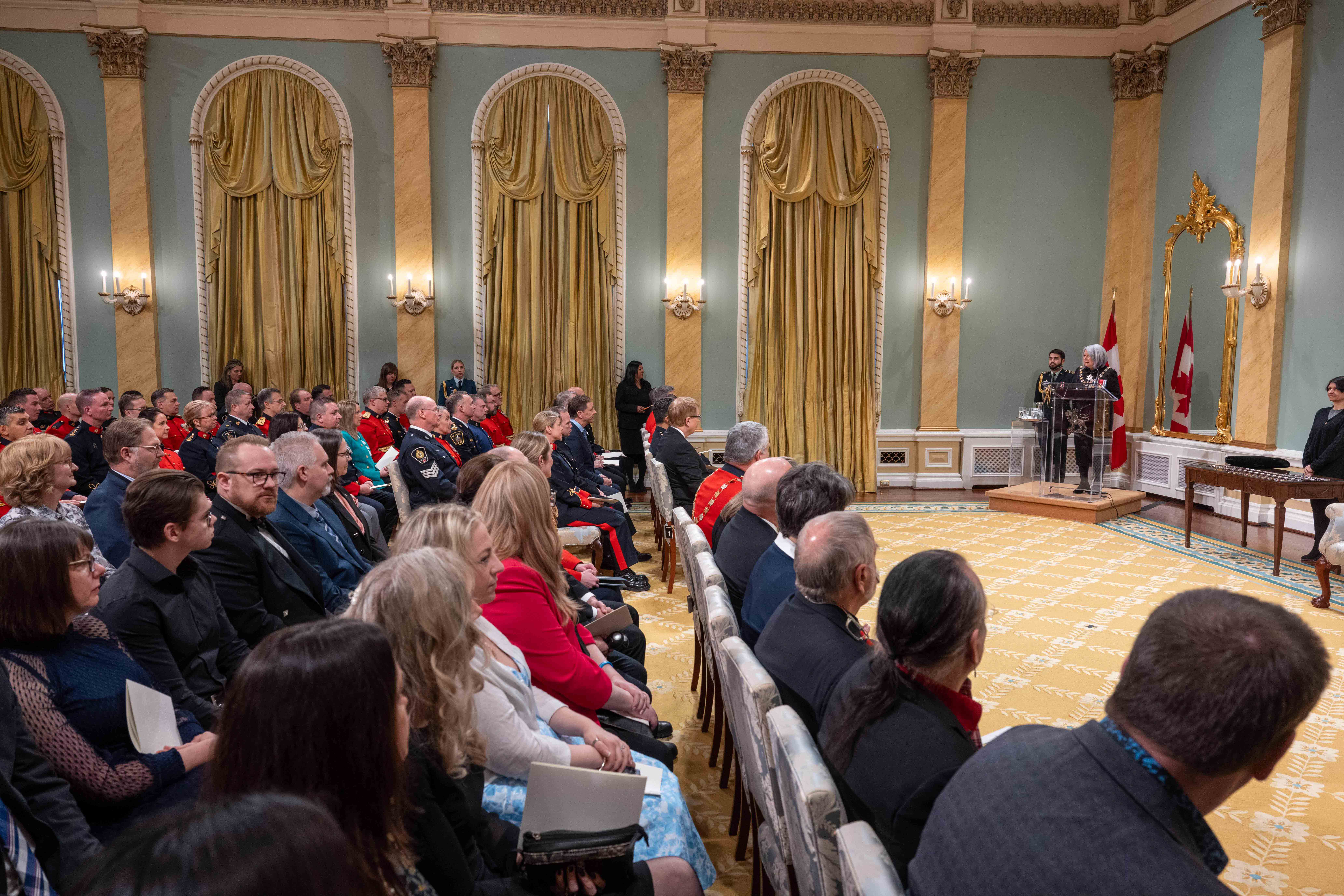 La gouverneure générale Mary Simon prononce son discours