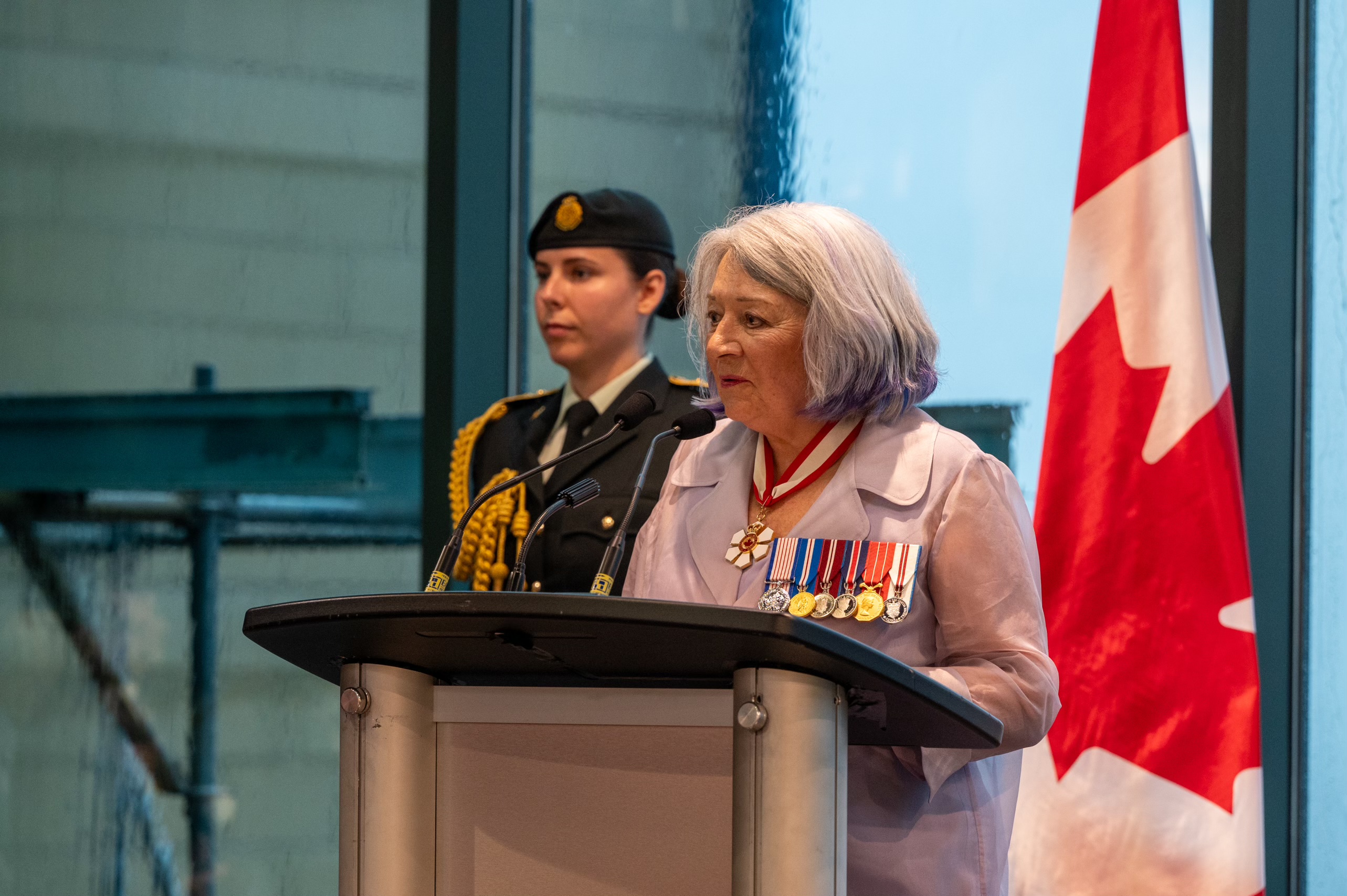 Governor General Mary Simon delivers her remarks