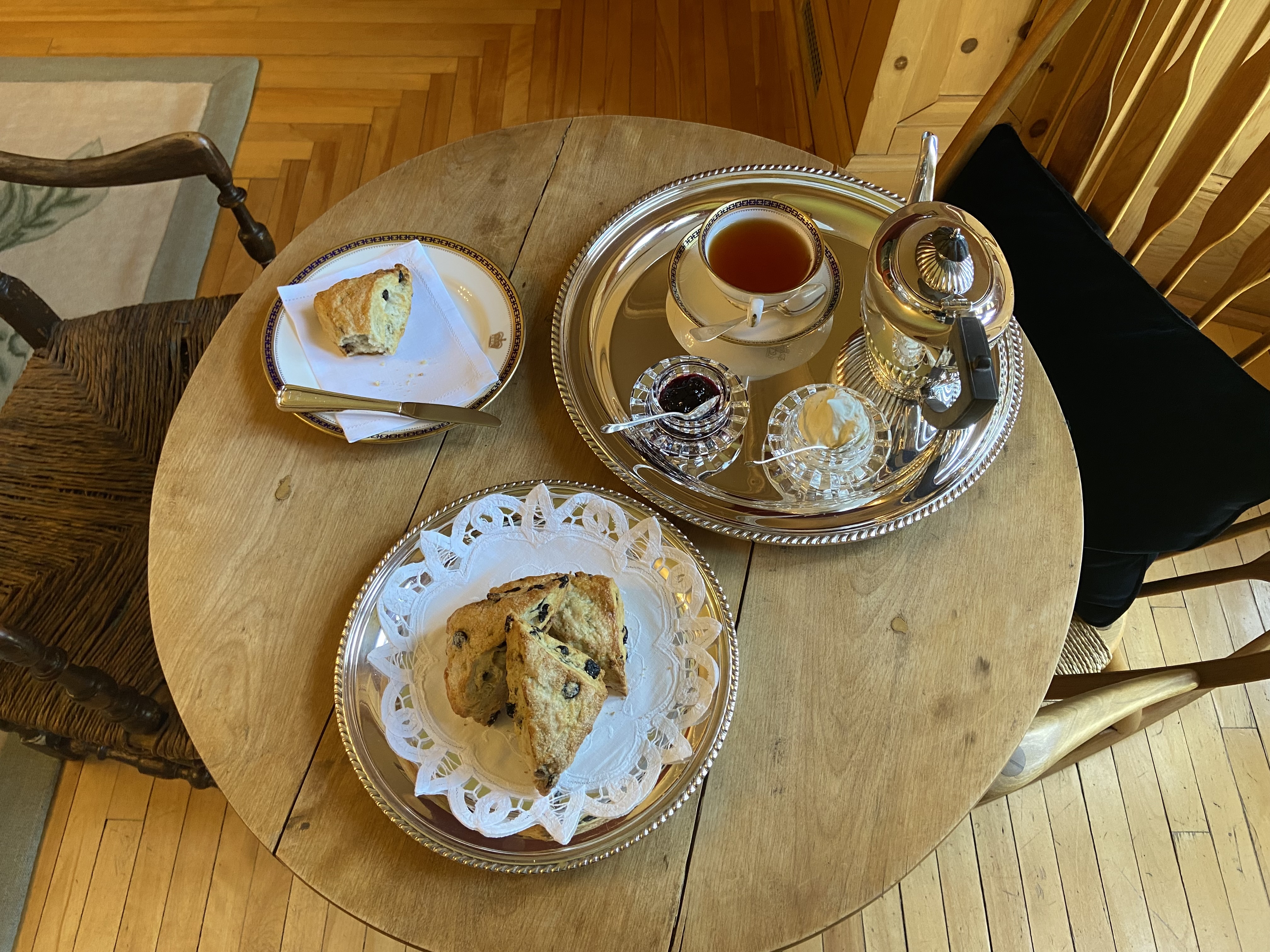Scones aux bleuets et à la lavande