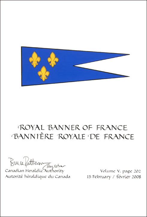 Royal Banner of France | The Governor General of Canada