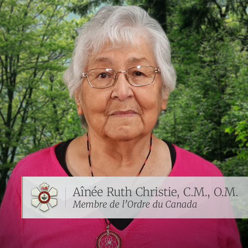 Aînée Ruth Christie, C.M., O.M. - Membre de l'Ordre du Canada