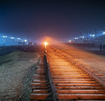  Photo de la voie ferrée. 