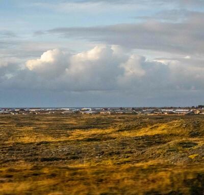 Vue panoramique du paysage en Islande.