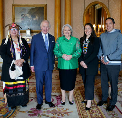 King Charles III receives Governor General Mary Simon and leaders of National Indigenous Organizations