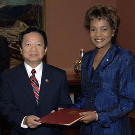 Presentation of Credentials at Rideau Hall