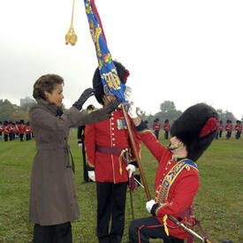 Cérémonie de bénédiction et de consécration des couleurs du 3e Bataillon du Royal 22e Régiment