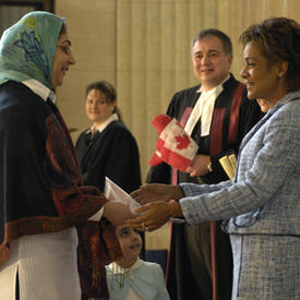 Ceremony to mark the 60th anniversary of Canadian Citizenship