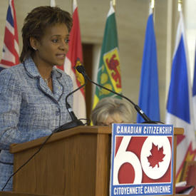 Ceremony to mark the 60th anniversary of Canadian Citizenship