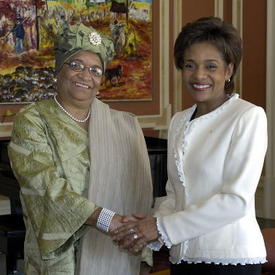 Visite de la présidente de la République du Libéria