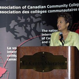 Séance de clôture du congrès de l’Association des collèges communautaires du Canada