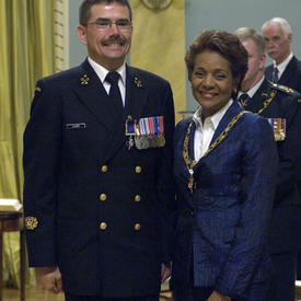 Cérémonie d’investiture de l’Ordre du mérite militaire, à Rideau Hall.