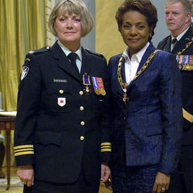 Cérémonie d’investiture de l’Ordre du mérite militaire, à Rideau Hall.