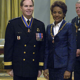 Cérémonie d’investiture de l’Ordre du mérite militaire, à Rideau Hall.