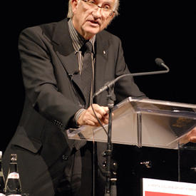 His Excellency Jean-Daniel Lafond delivers inaugural lecture of the Stirring Culture Series of the Alberta College of Art and Design in Calgary