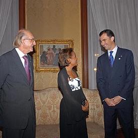 Visite officielle de la gouverneure générale en Argentine - Salutations au couple présidentiel