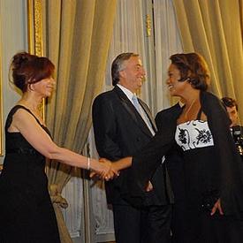 Visite officielle de la gouverneure générale en Argentine - Salutations au couple présidentiel