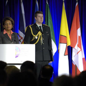 Governor General attends a conference on violence against women in Kitchener