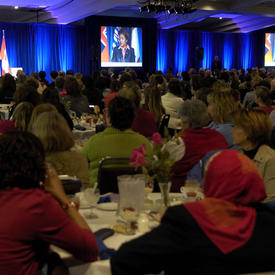 Governor General attends a conference on violence against women in Kitchener