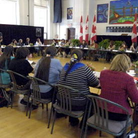 Discussion avec des femmes autochtones à Toronto à l’occasion de la Journée internationale de la femme