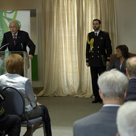 Inauguration of the Cap-aux Diamants Redoubt and its exhibits