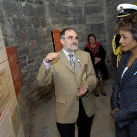 Inauguration of the Cap-aux Diamants Redoubt and its exhibits