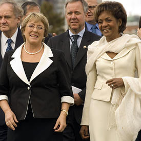 Governor General of Canada welcomes the President of the Republic of Chile to the Citadelle of Québec