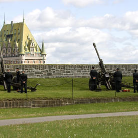 Governor General of Canada welcomes the President of the Republic of Chile to the Citadelle of Québec