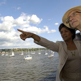 Arrival of ships from the Grande Traversée de l’Atlantique (Great Crossing of the Atlantic)