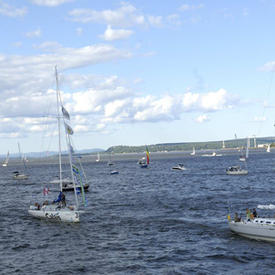 Arrivée des voiliers de la grande Traversée de l’Atlantique