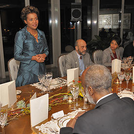 Dîner en l'honneur du président de la République d'Haïti