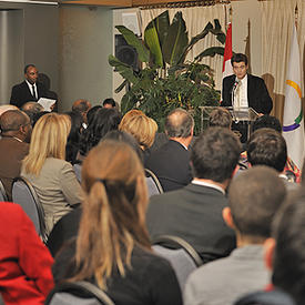 Présentation officielle de l'Appel des jeunes de la Francophonie et des Prix RFI-Reporters sans frontières-OIF 2008