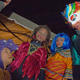 Un Cirque sinistre le soir de l'Halloween à Rideau Hall